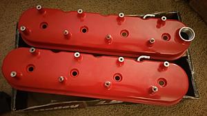 5 sets of ARP head bolts, red Holley valve covers-20171104_223130.jpg