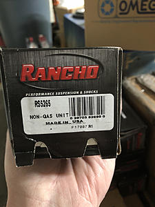 Rancho 5000 series front shocks-photo308.jpg