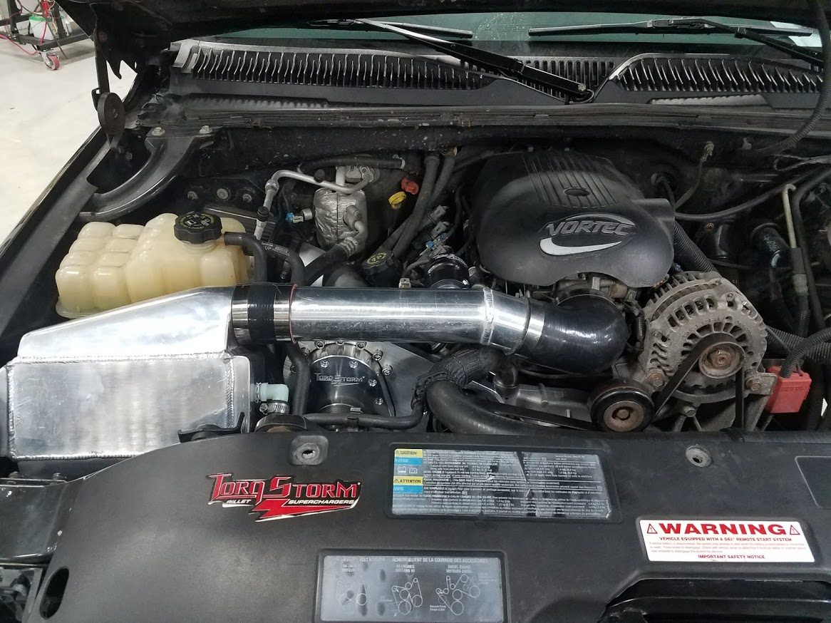 Torqstorm 9906 Silverado Supercharger kit finished Forums